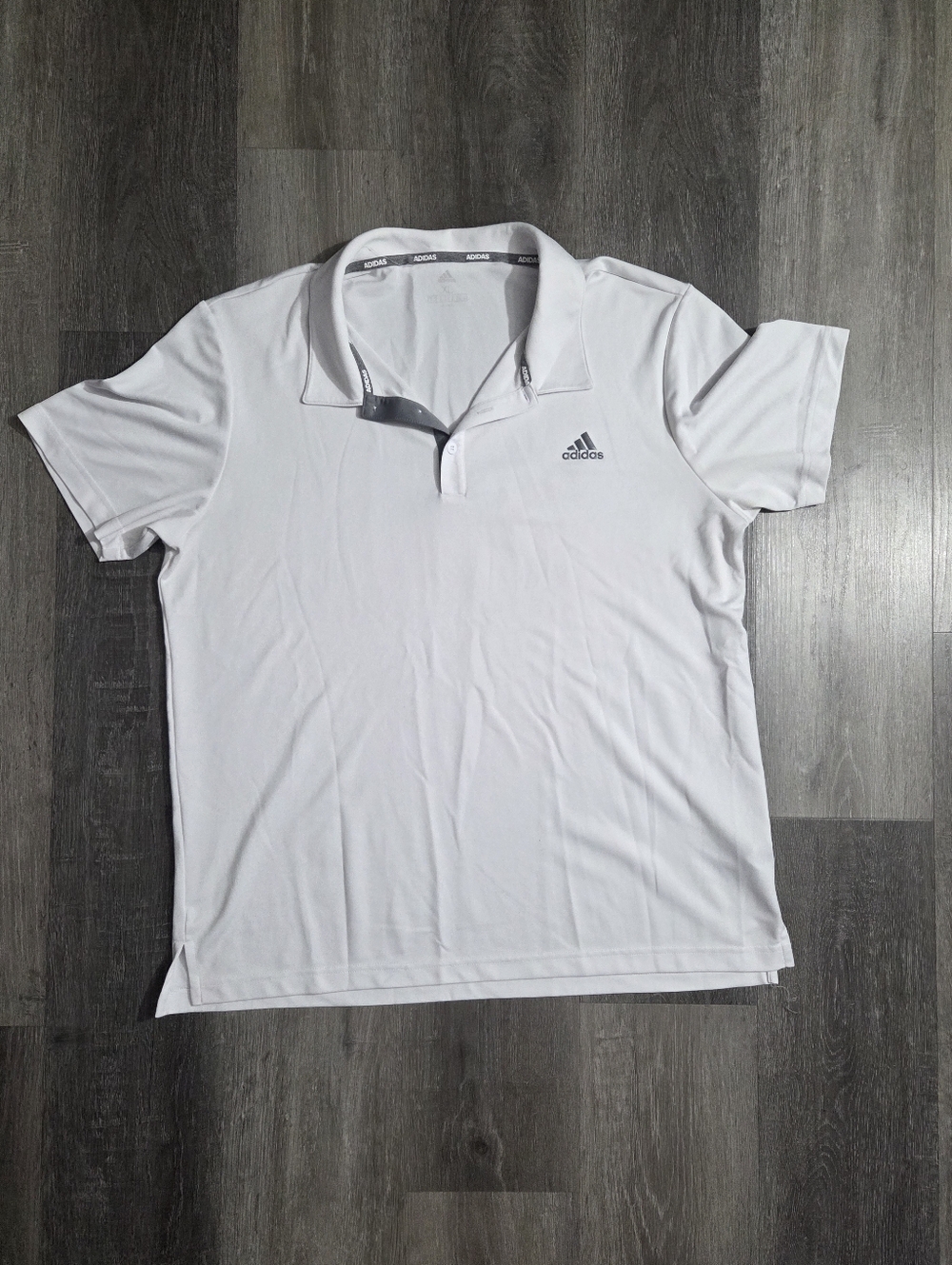 Adidas Men’s White Short SleevePerformance Polo Size XL
